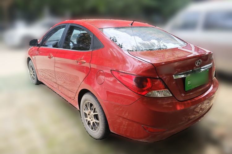 Used Hyundai Verna (older generation) 2010 Sedan 1.4L Manual Comfort GS Rear Left 45 Deg