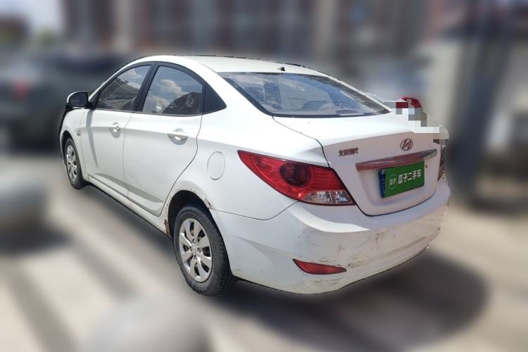 Used Hyundai Verna (older generation) 2010 Sedan 1.4L Automatic Comfort Model GS Rear Left 45 Deg