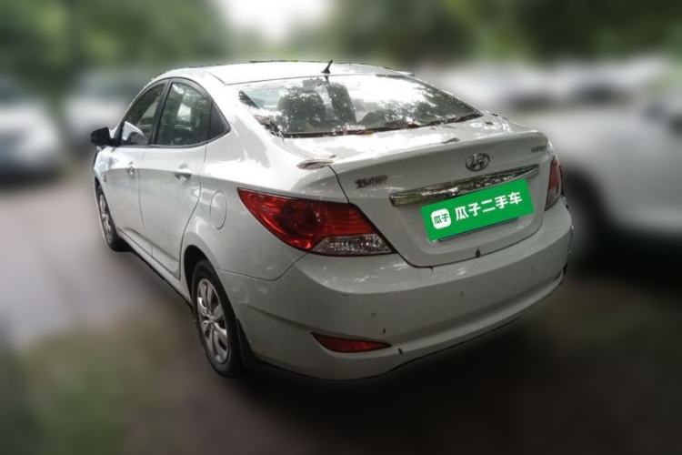 Used Hyundai Verna (older generation) 2010 Sedan 1.4L Automatic Comfort Model GS Rear Left 45 Deg