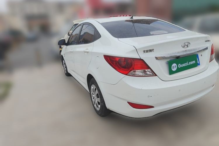 Used Hyundai Verna (older generation) 2010 Sedan 1.4L Automatic Comfort Model GS Rear Left 45 Deg