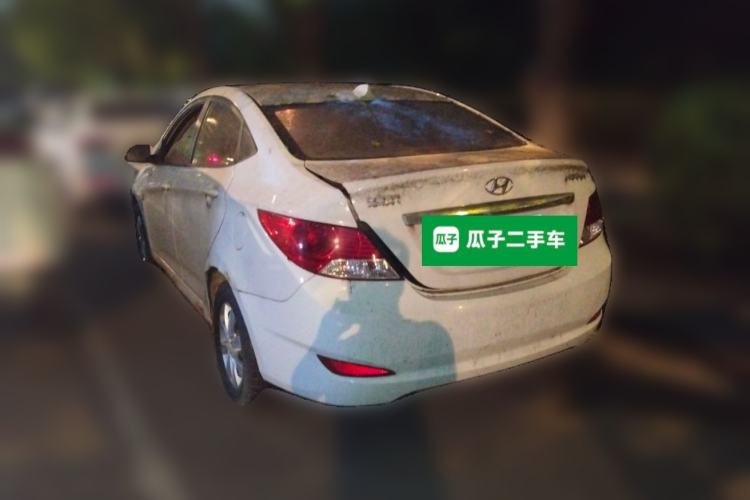 Used Hyundai Verna (older generation) 2010 Sedan 1.4L Manual Comfort GS Rear Left 45 Deg