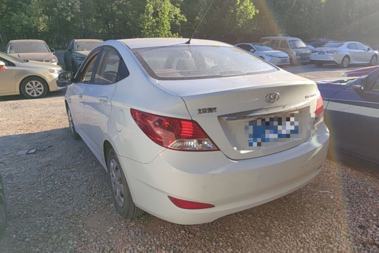 Used Hyundai Verna (older generation) 2010 Sedan 1.4L Automatic Comfort Model GS Rear Left 45 Deg