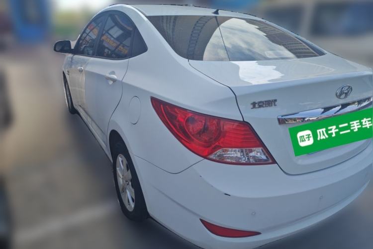 Used Hyundai Verna (older generation) 2010 Sedan 1.4L Automatic Comfort Model GS Rear Left 45 Deg