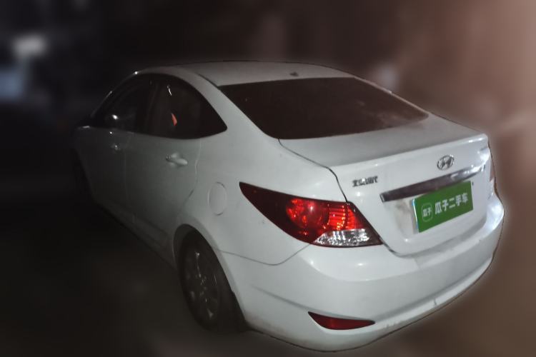 Used Hyundai Verna (older generation) 2010 Sedan 1.4L Manual Comfort GS Rear Left 45 Deg