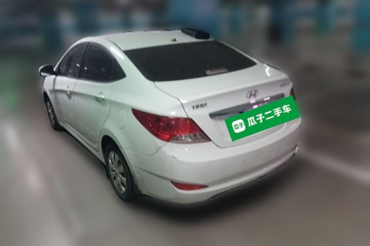 Used Hyundai Verna (older generation) 2010 Sedan 1.4L Automatic Comfort Model GS Rear Left 45 Deg