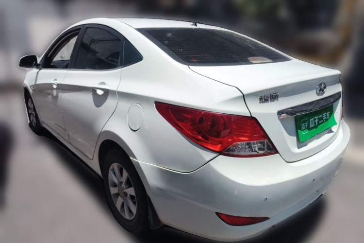 Used Hyundai Verna (older generation) 2010 Sedan 1.4L Automatic Comfort Model GS Rear Left 45 Deg