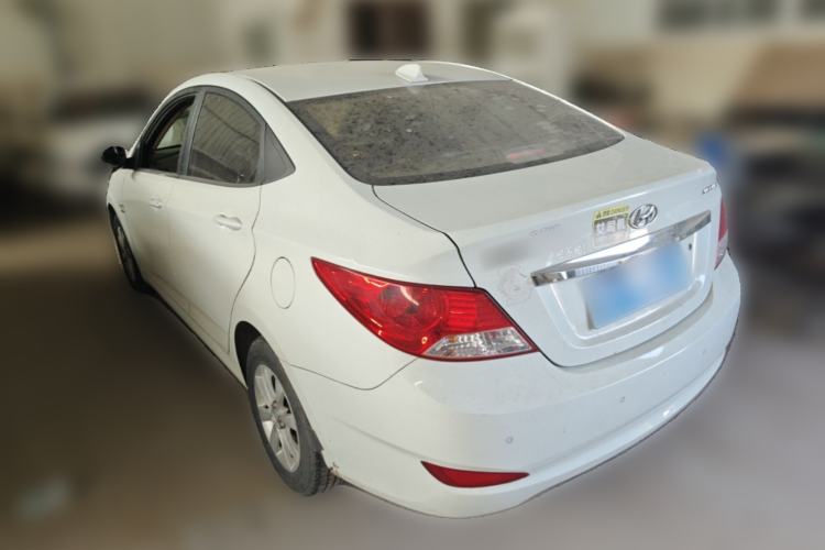 Used Hyundai Verna (older generation) 2010 Sedan 1.4L Automatic Comfort Model GS Rear Left 45 Deg