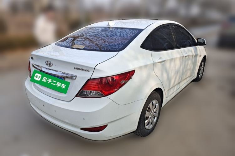 Used Hyundai Verna (older generation) 2010 Sedan 1.4L Automatic Comfort Model GS Rear Right 45 Deg