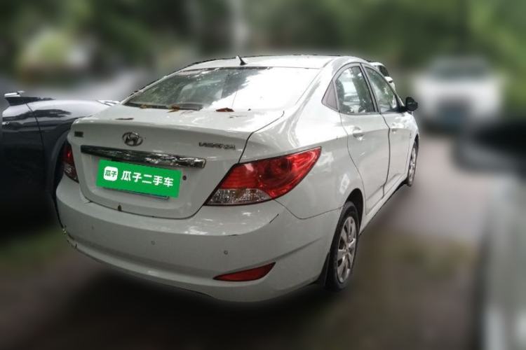 Used Hyundai Verna (older generation) 2010 Sedan 1.4L Automatic Comfort Model GS Rear Right 45 Deg