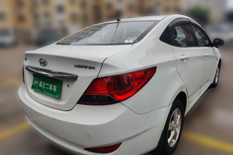 Used Hyundai Verna (older generation) 2010 Sedan 1.4L Automatic Comfort Model GS Rear Right 45 Deg