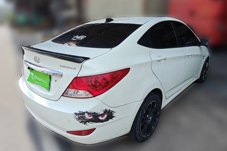 Used Hyundai Verna (older generation) 2010 Sedan 1.4L Automatic Fashionable GT Model Rear Right 45 Deg