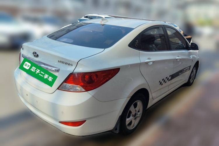 Used Hyundai Verna (older generation) 2010 Sedan 1.4L Automatic Fashionable GT Model Rear Right 45 Deg