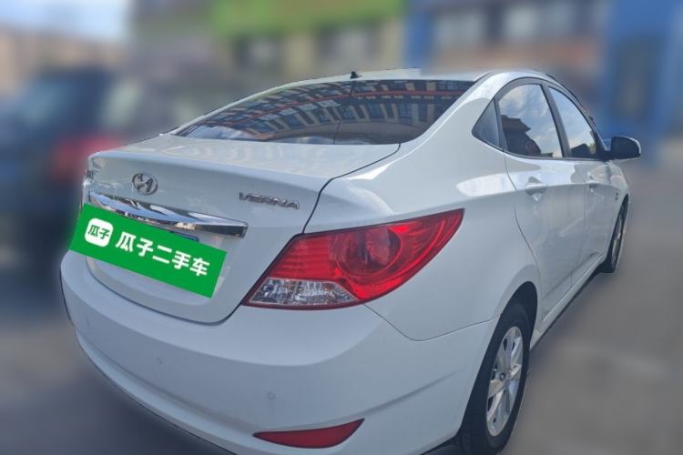 Used Hyundai Verna (older generation) 2010 Sedan 1.4L Automatic Comfort Model GS Rear Right 45 Deg