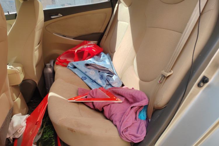 Used Hyundai Verna (older generation) 2010 Sedan 1.4L Manual Standard GL Model Left Rear Seat