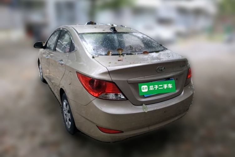Used Hyundai Verna (older generation) 2010 Sedan 1.4L Manual Comfort GS Rear Left 45 Deg