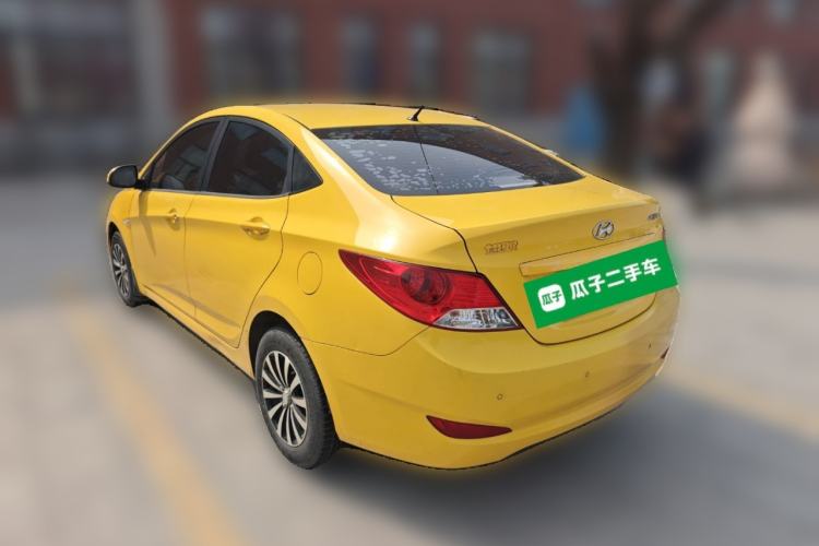 Used Hyundai Verna (older generation) 2010 Sedan 1.4L Automatic Comfort Model GS Rear Left 45 Deg