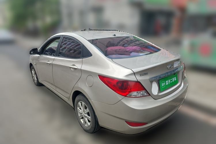 Used Hyundai Verna (older generation) 2010 Sedan 1.4L Automatic Comfort Model GS Rear Left 45 Deg