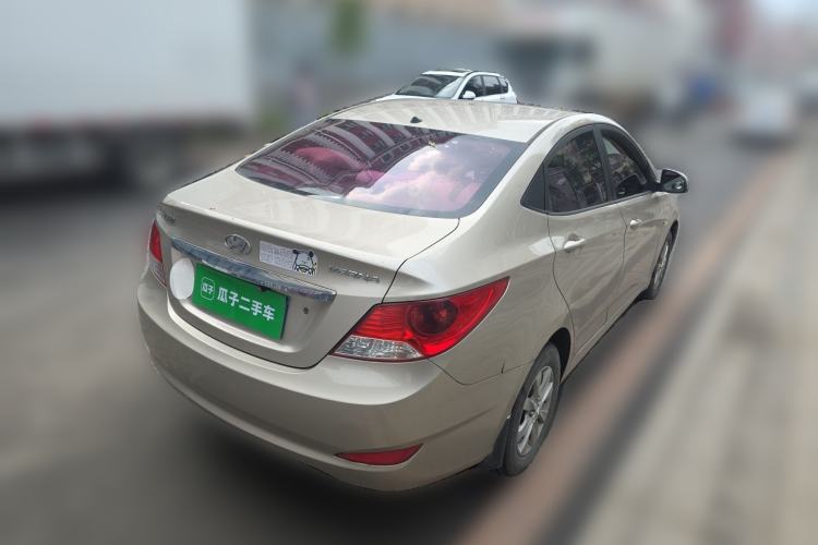 Used Hyundai Verna (older generation) 2010 Sedan 1.4L Automatic Comfort Model GS Rear Right 45 Deg