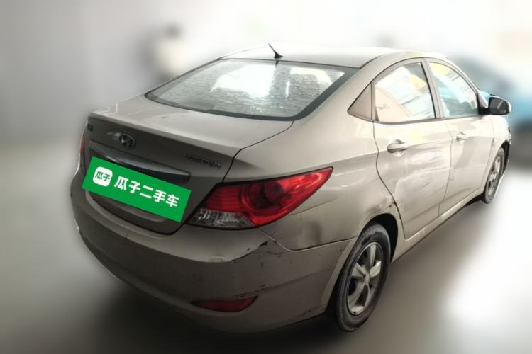Used Hyundai Verna (older generation) 2010 Sedan 1.4L Automatic Fashionable GT Model Rear Right 45 Deg