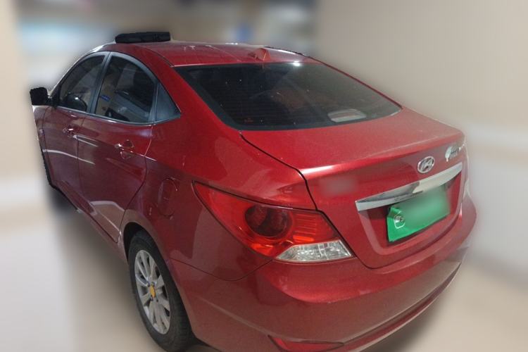 Used Hyundai Verna (older generation) 2013 Sedan 1.4L Automatic Standard GL Model Rear Left 45 Deg