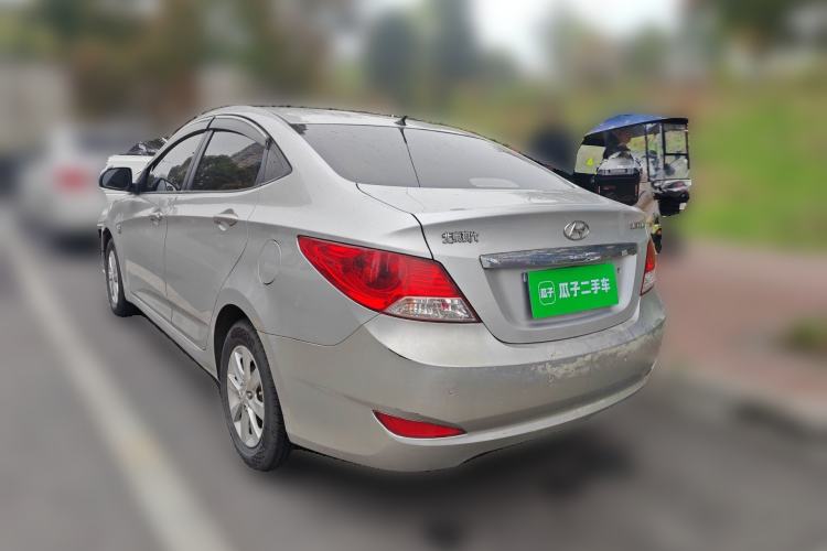 Used Hyundai Verna (older generation) 2013 Sedan 1.4L Automatic Standard GL Model Rear Left 45 Deg