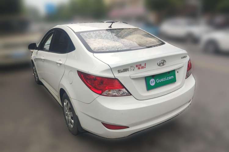 Used Hyundai Verna (older generation) 2013 Sedan 1.4L Automatic Standard GL Model Rear Left 45 Deg
