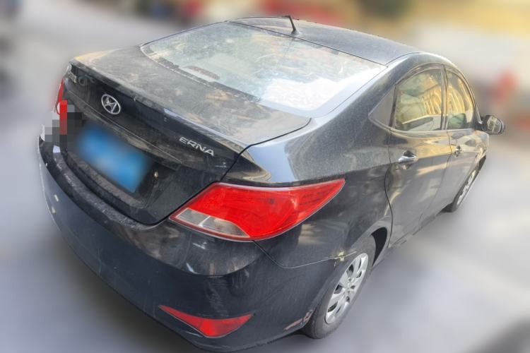 Used Hyundai Verna (older generation) 2014 1.4L Manual Fashion GS Model Rear Right 45 Deg