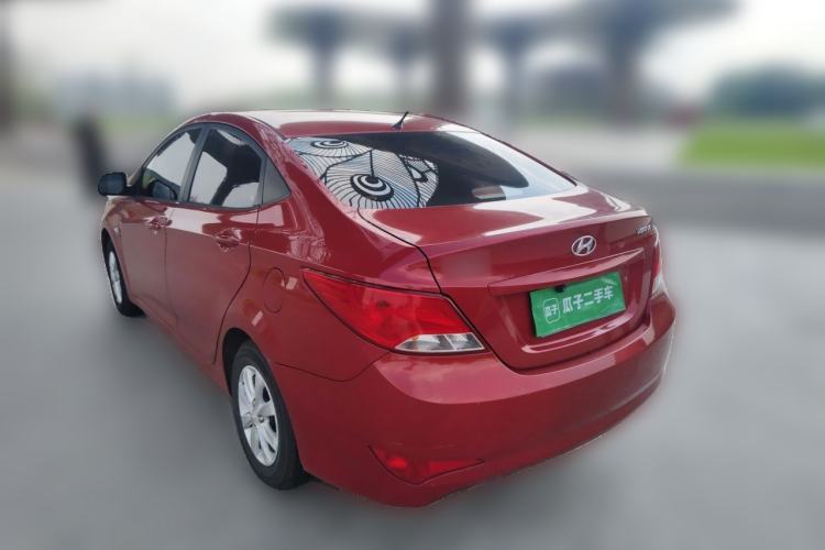Used Hyundai Verna (older generation) 2014 1.4L Manual Fashion GS Model Rear Left 45 Deg