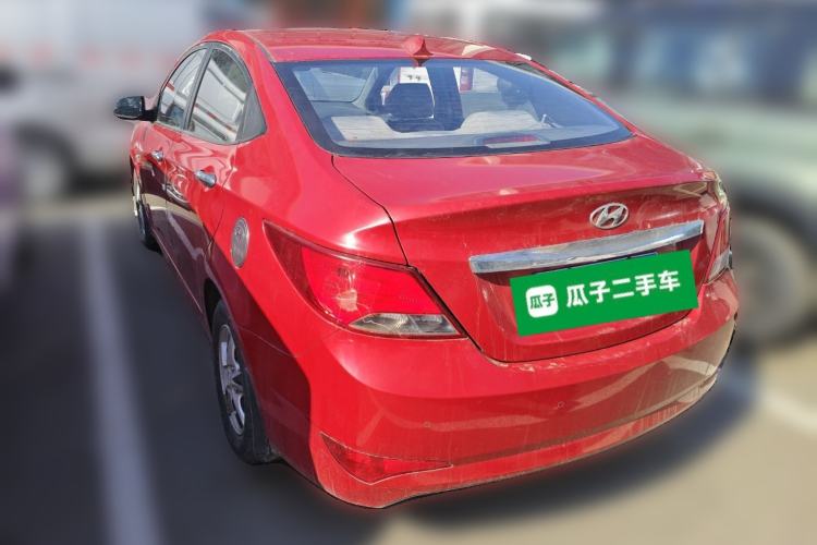 Used Hyundai Verna (older generation) 2014 1.4L Automatic Smart GLS Rear Left 45 Deg