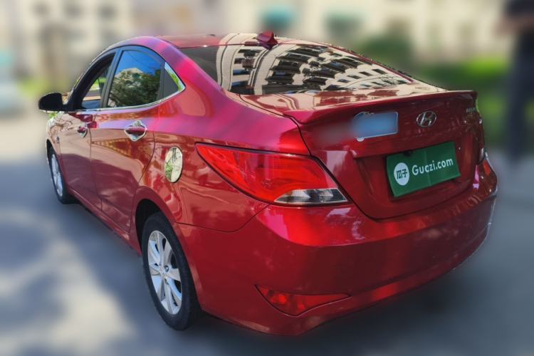 Used Hyundai Verna (older generation) 2014 1.4L Automatic Smart GLS Rear Left 45 Deg
