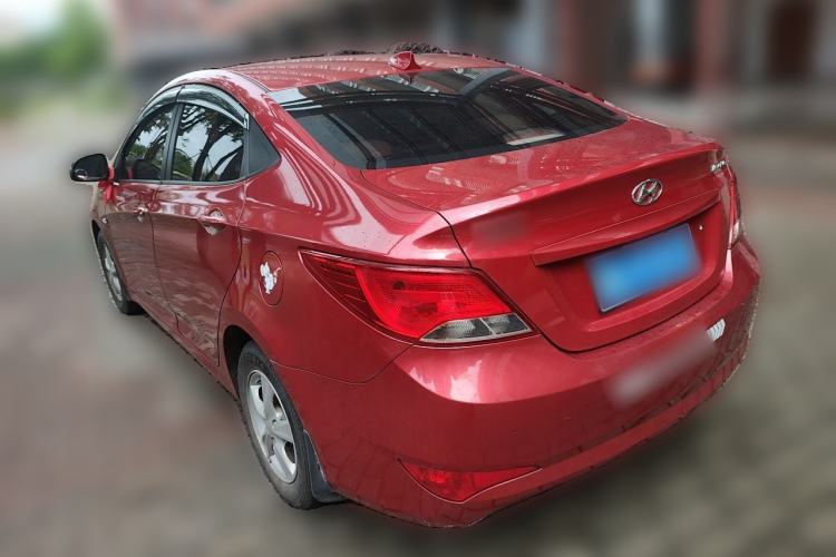 Used Hyundai Verna (older generation) 2014 1.4L Automatic Smart GLS Rear Left 45 Deg