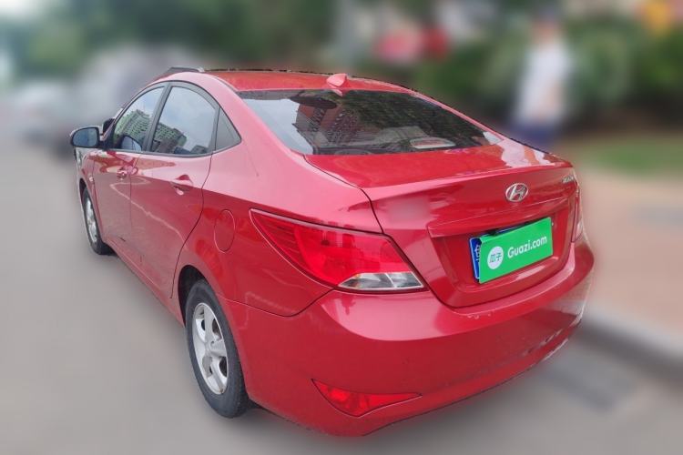 Used Hyundai Verna (older generation) 2014 1.4L Automatic Smart GLS Rear Left 45 Deg