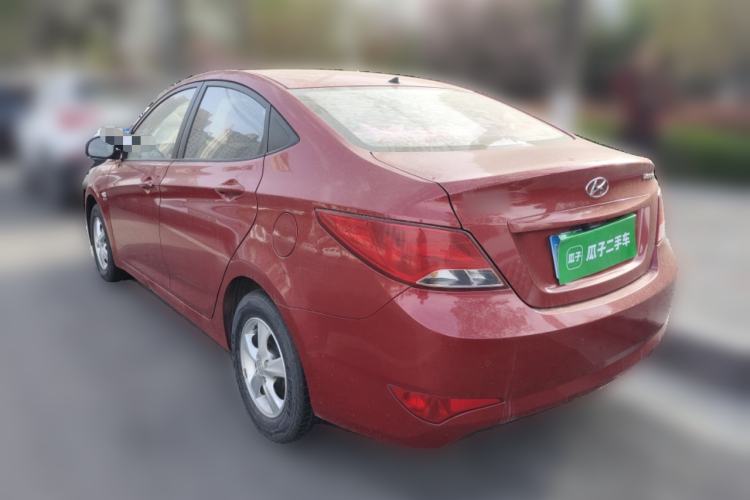 Used Hyundai Verna (older generation) 2014 1.4L Automatic Smart GLS Rear Left 45 Deg