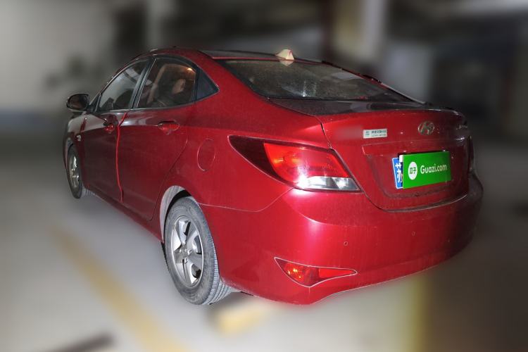 Used Hyundai Verna (older generation) 2014 1.4L Automatic Smart GLS Rear Left 45 Deg
