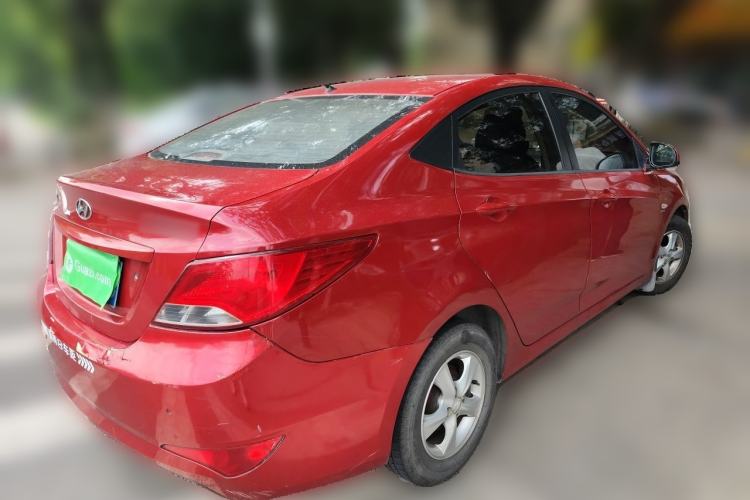 Used Hyundai Verna (older generation) 2014 1.4L Automatic Smart GLS Rear Right 45 Deg