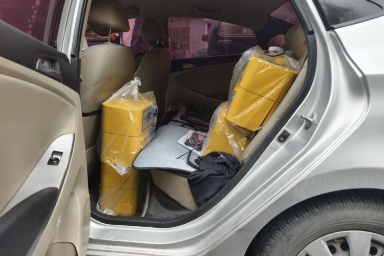 Used Hyundai Verna (older generation) 2014 1.4L Manual Smart GLS Trim Left Rear Seat