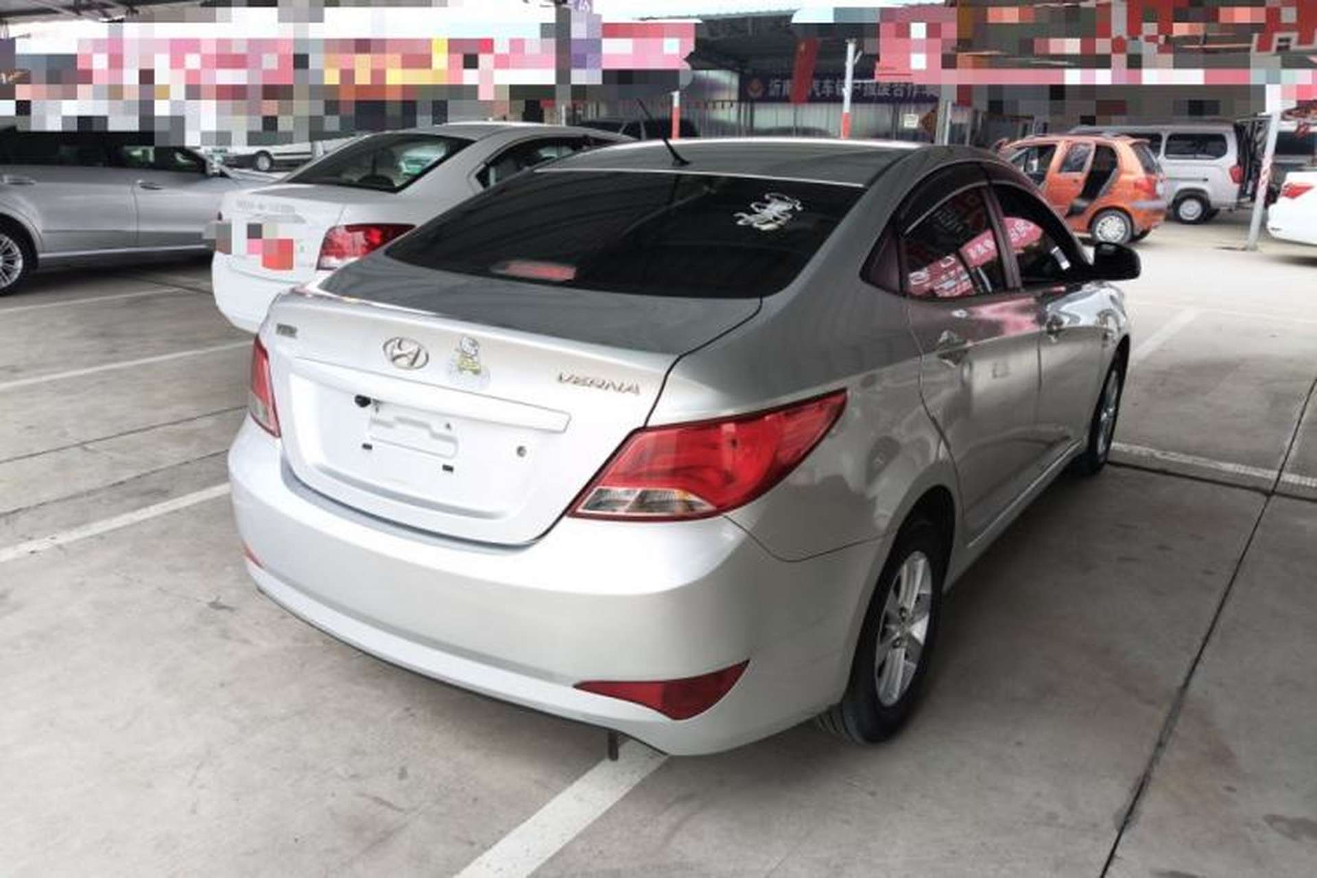 Used Hyundai Verna (older generation) 2014 1.4L Manual Fashion GS Model Rear Right 45 Deg
