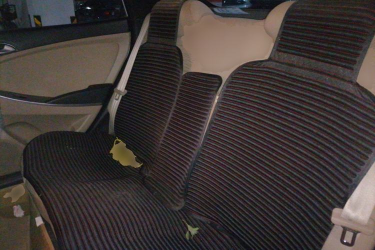 Used Hyundai Verna (older generation) 2014 1.4L Manual Smart GLS Trim Left Rear Seat