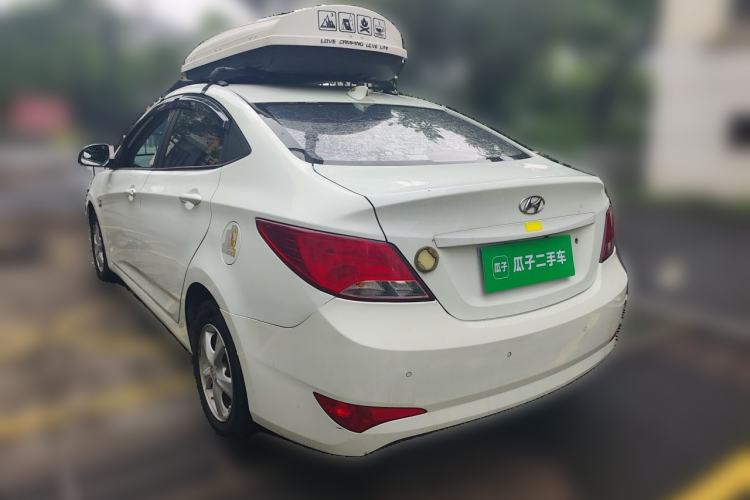 Used Hyundai Verna (older generation) 2014 1.4L Automatic Smart GLS Rear Left 45 Deg