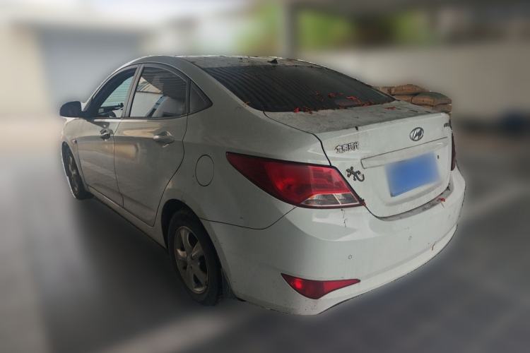 Used Hyundai Verna (older generation) 2014 1.4L Automatic Smart GLS Rear Left 45 Deg