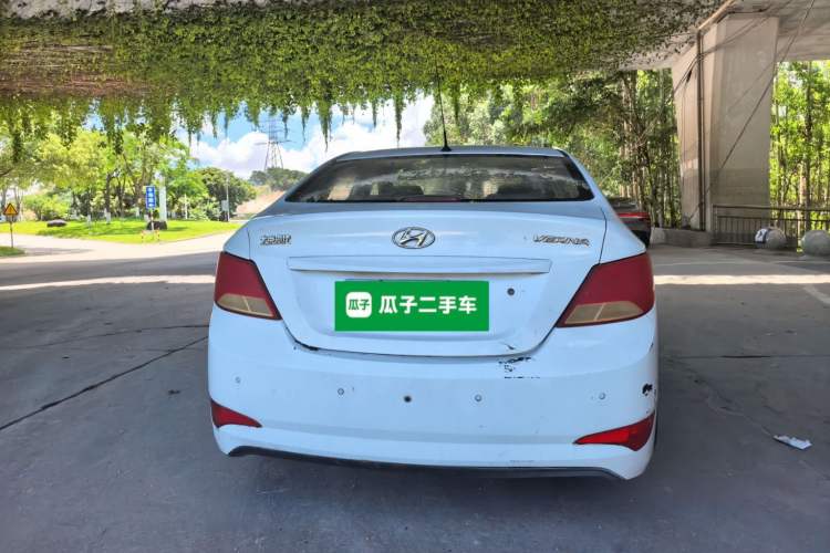 Used Hyundai Verna (older generation) 2014 1.4L Automatic Leading-Edge GLX Rear