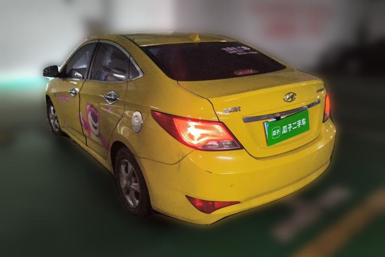Used Hyundai Verna (older generation) 2014 1.4L Automatic Smart GLS Rear Left 45 Deg