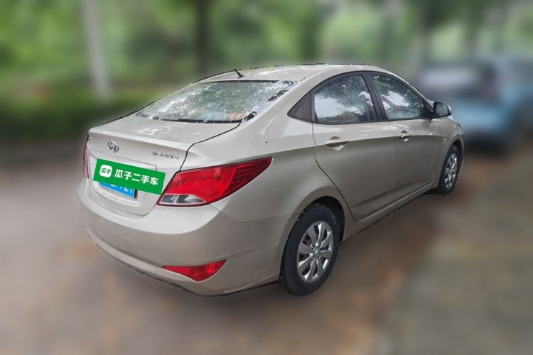Used Hyundai Verna (older generation) 2014 1.4L Manual Fashion GS Model Rear Right 45 Deg