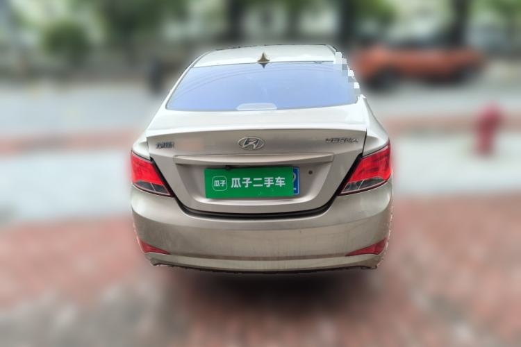 Used Hyundai Verna (older generation) 2014 1.4L Manual Fashion GS Model Rear