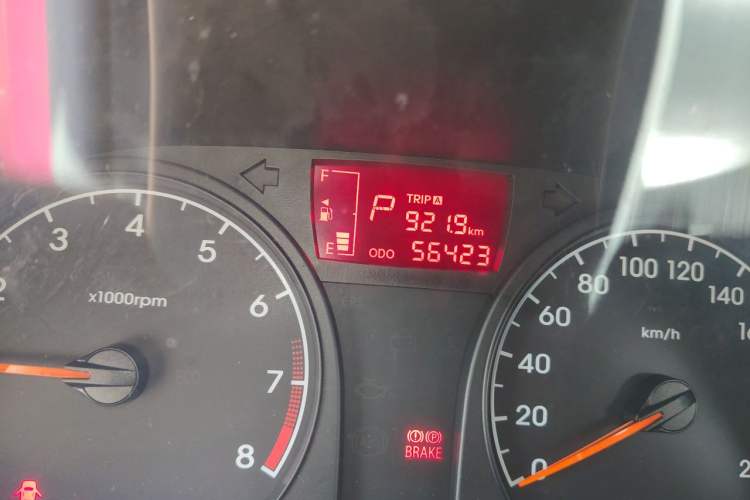 Used Hyundai Verna (older generation) 2016 1.4L Automatic Smart GLS Odometer Close Up