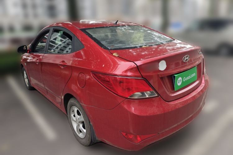 Used Hyundai Verna (older generation) 2016 1.4L Automatic Smart GLS Rear Left 45 Deg