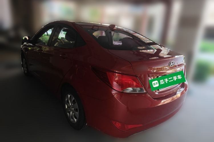 Used Hyundai Verna (older generation) 2016 1.4L Automatic Fashionable GS Model Rear Left 45 Deg