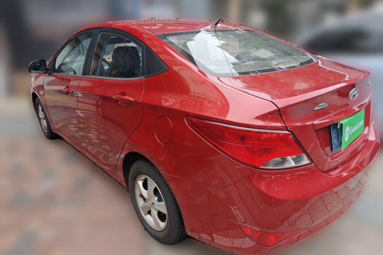 Used Hyundai Verna (older generation) 2016 1.4L Automatic Fashionable GS Model Rear Left 45 Deg