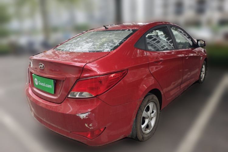 Used Hyundai Verna (older generation) 2016 1.4L Automatic Smart GLS Rear Right 45 Deg