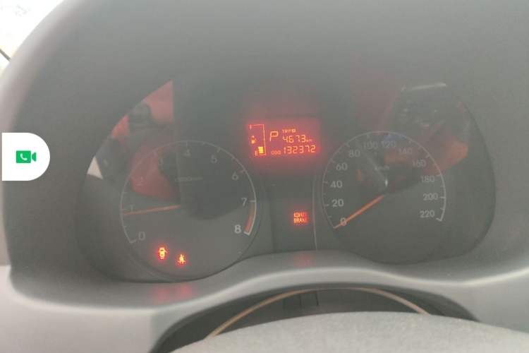 Used Hyundai Verna (older generation) 2016 1.4L Automatic Smart GLS Odometer Close Up